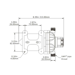 Spulepumpest - Wash Down Kit 12v, 11,6lpm-3.0gph, 70psi-4,8 Bar