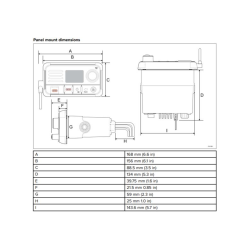 Ray53 Vhf Radio Med Integreret Gps Modtager