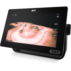 Raymarine Axiom+ 9 display med Lighthouse skort over Nord Europa