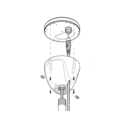 Raystar 150 Stng Ekstern Gps Antenne Med Plebeslag