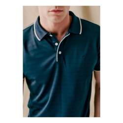 Redgreen Cane Kortrmet Polo, Dark Navy, Str. Small
