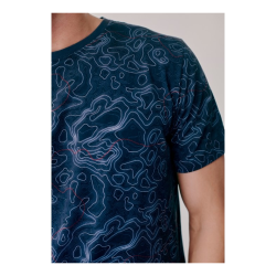 Redgreen Caspar T-Shirt, Dark Navy Pattern, Str. Small