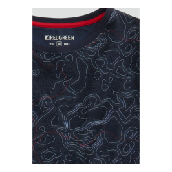 Redgreen Caspar T-Shirt, Dark Navy Pattern, Str. Small
