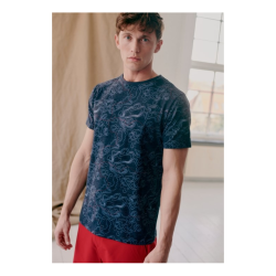 Redgreen Caspar T-Shirt, Dark Navy Pattern, Str. Small