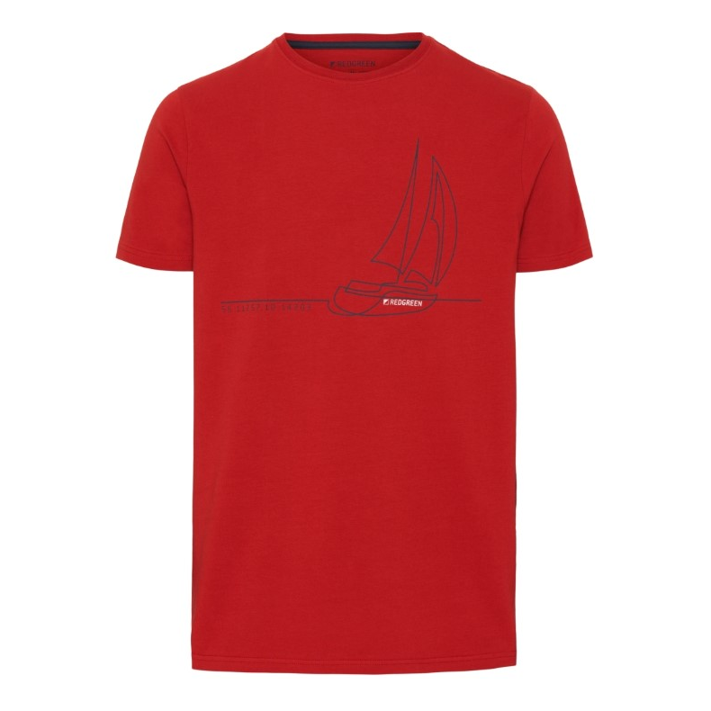 Redgreen Chet Fashion T-Shirt, Rød, Str. 2X-Large Redgreen Chet Fashion T-Shirt, Rød, Str. Medium