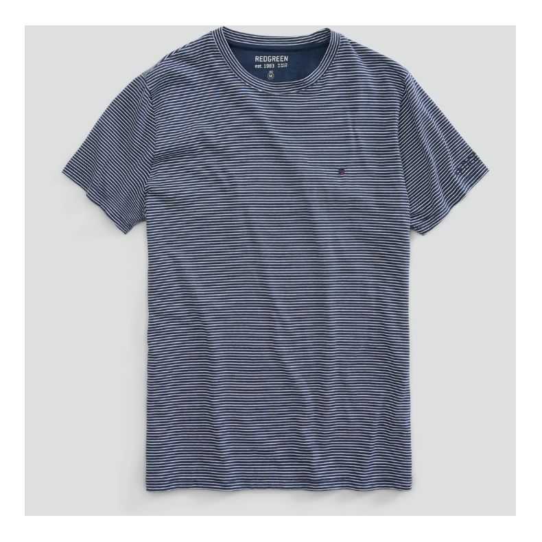 Redgreen Cowel T-Shirt, Mrk Navy Stribet, Str. X-Large Redgreen Cowel T-Shirt, Mrk Navy Stribet, Str. Large