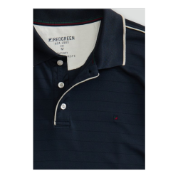 Redgreen Cane Kortrmet Polo, Dark Navy, Str. Small
