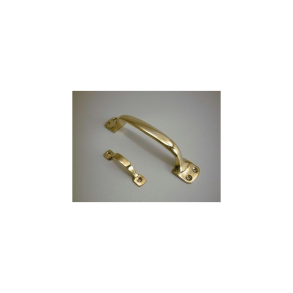 Skuffegreb - poleret messing - 160mm