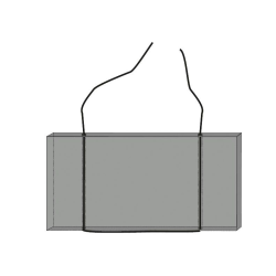 Pudefender Flat Fender Standard 33 X 67 X 5 Cm