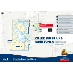 Satz 1 + 4 + 5, Danske �sters� Og Kieler Bugt S�sportskort Delius Klasing