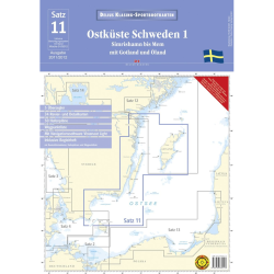 Satz 11, Sveriges �stkyst 1 S�sportskort Delius Klasing