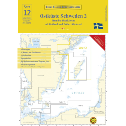 Satz 12, Sveriges �stkyst 2 S�sportskort Delius Klasing