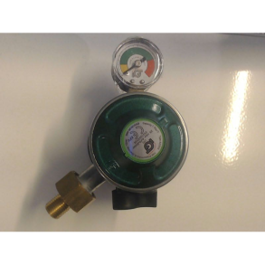 Regulator 29 mbar. m/manomete Safire ( DK. NO. og FI )