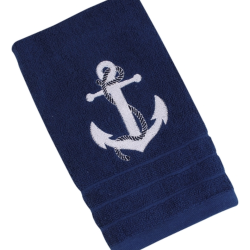 Hndklde med anker, 30x50