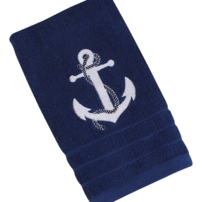 Hndklde med anker, 30x50