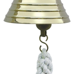 Skibsklokke  10 cm, messing