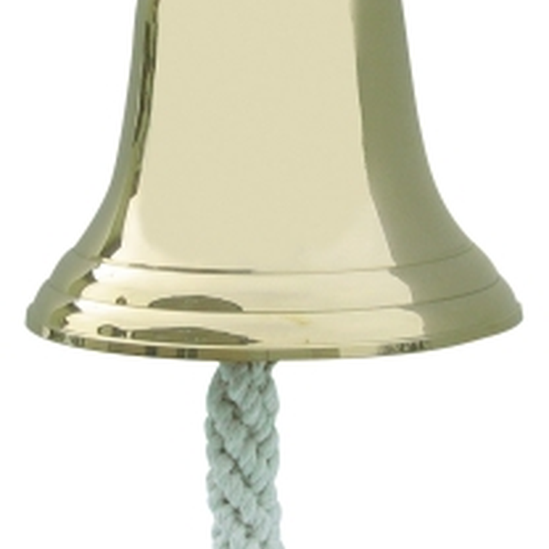 Skibsklokke  15 cm, messing