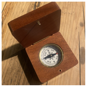 Kompas 5 cm i trkasse