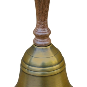 Dirigentklokke messing 16cm