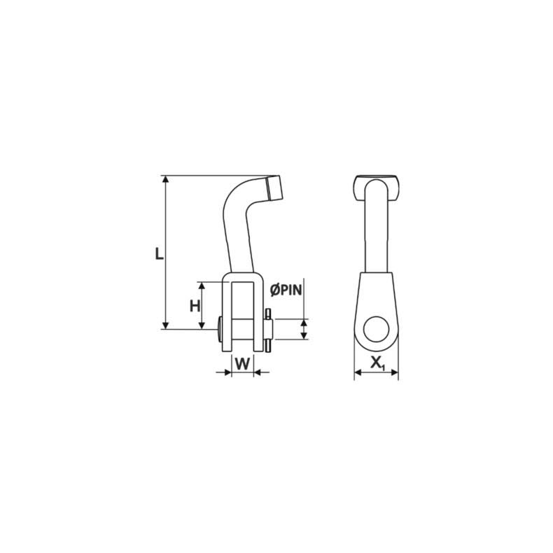 Seldn T-Fork - Toggle : 5mm
