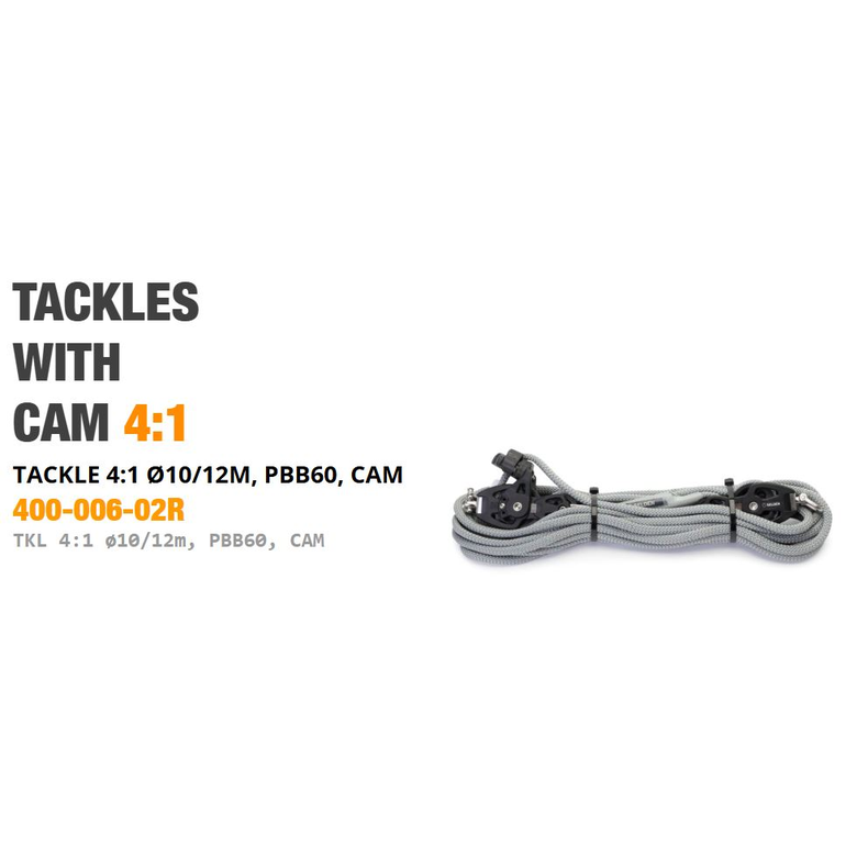 Seld�n TKL 4:1 �10/12m, PBB60, CAM - Talje ved RK