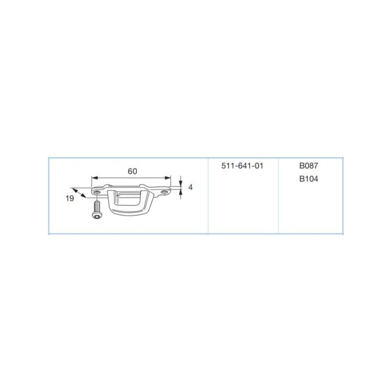 SELDEN - SHEET SLIDER B087/B104