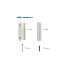Bracket for Camper 6 sidemonteringsbeslag for faste solpaneler 30mm kant