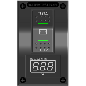 Elegante Paneler Digital Batteritester. For To Batterier.