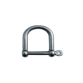 Sjækel Bred 5mm Rustfri 316