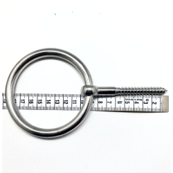 Bdring M. Ring og Trskrue - Rustfri 316 - 