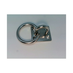 Monteringsplade M. je Og Ring - Rustfri 316 - 8 Mm