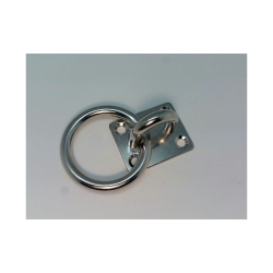 Monteringsplade M. je Og Ring - Rustfri 316 - 8 Mm