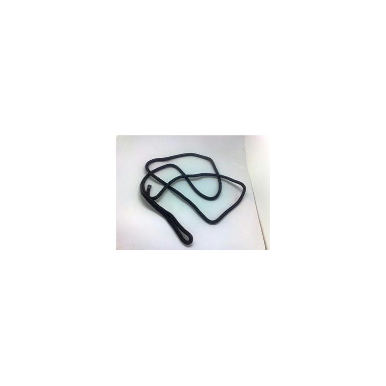 Fenderline, Double Braided  m je, Diam. 8mm, L 2m,  Polyester, Sort