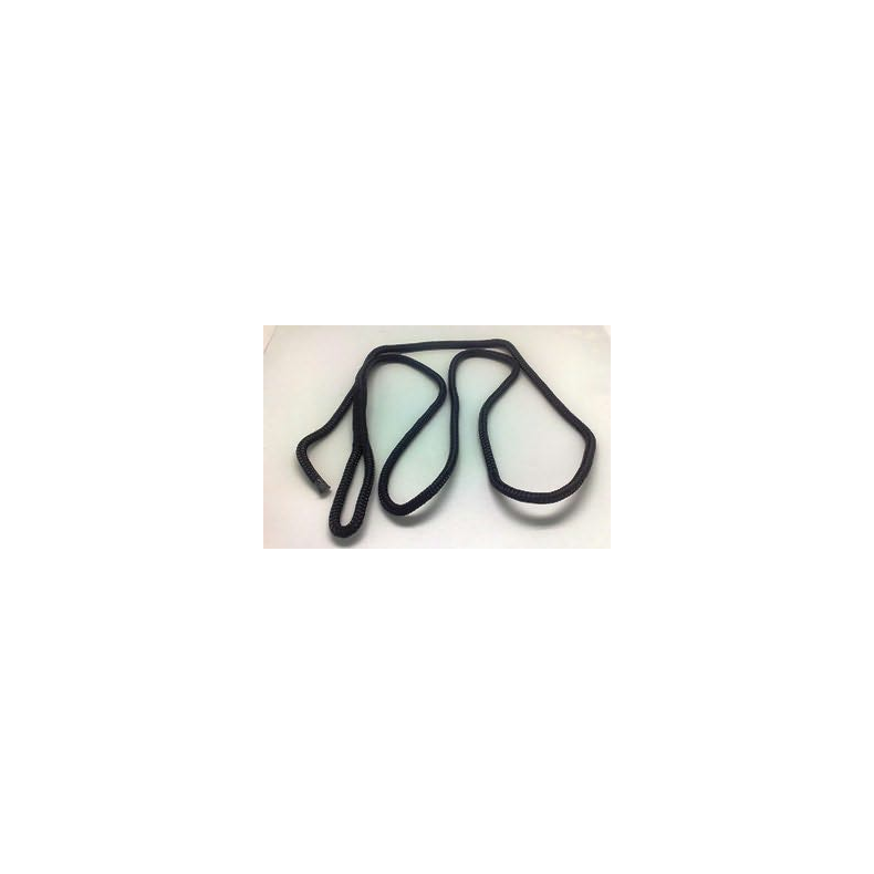Fenderline, Double Braided  m je, Diam. 10mm, L 2m,  Polyester, Sort