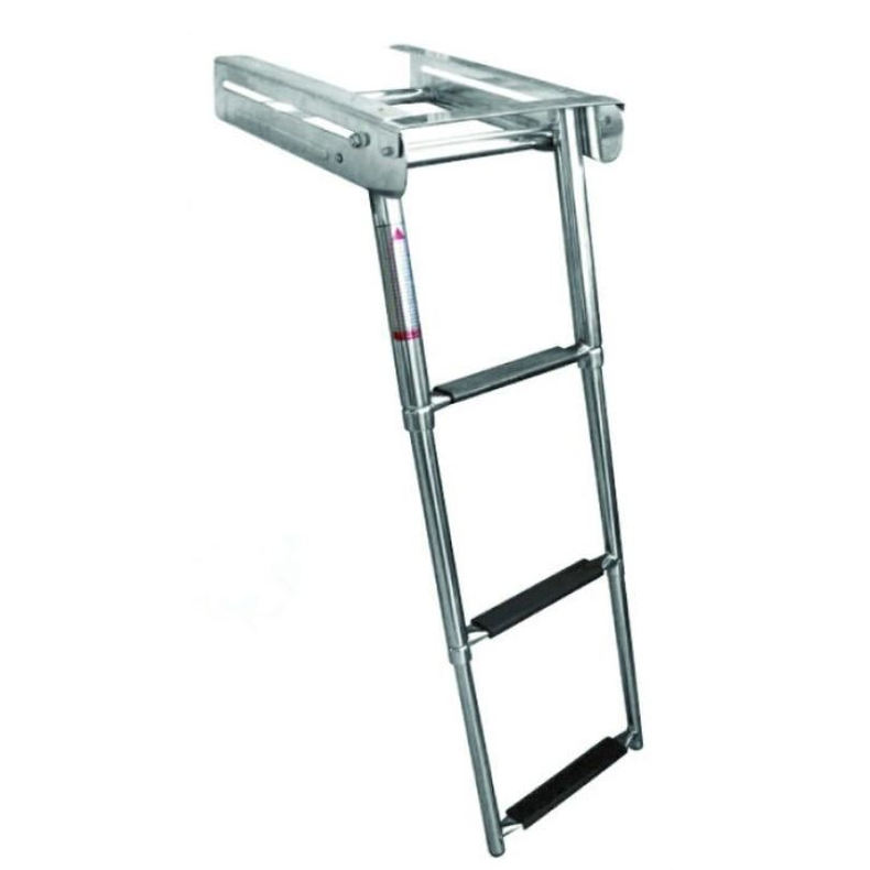 Badestige - bredde 254mm Teleskop. Badestige 3 Trin Smal For Platform 178x 875