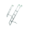 Stvnstige 4 Trin 275x1270, Sorte Trin, Rustfri 316