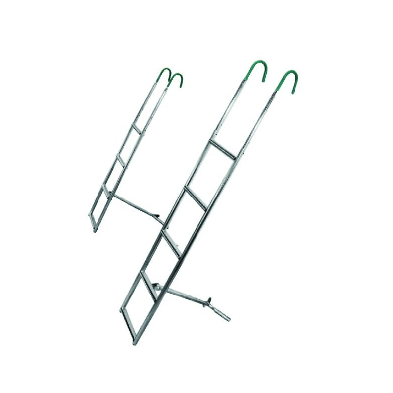 Stvnstige Rustfri 316 Stvnstige 4 Trin 275x1270, Sorte Trin, Rustfri 316