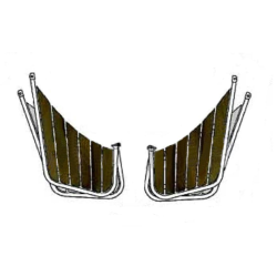 Badeplatform 2 Delt For Snekke 530x430x885 Vgt 14 Kg