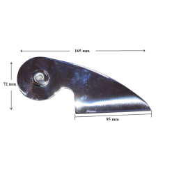 Ankerrulle - Rustfri 316 For max 15 kg. anker