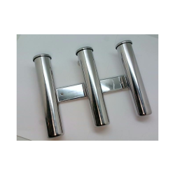 Fiskestangholder Til 3 Stnger - Rustfri 316 -  41 Mm - Hjde 254 Mm