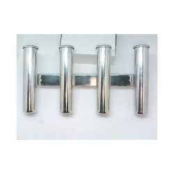 Fiskestangholder Til 4 Stnger - Rustfri 316 -  41 Mm - Hjde 254 Mm