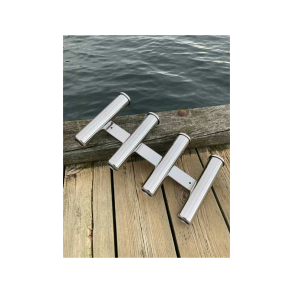 Fiskestangholder Til 4 Stnger - Rustfri 316 -  41 Mm - Hjde 254 Mm