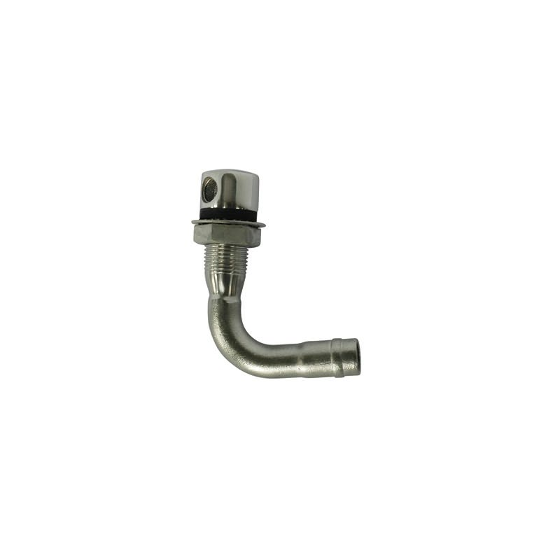 Tankudluftning - Rustfri 316 - A: 88mm - B: 24,5 Mm - C: 56 Mm - D: 15,5 Mm - E: 16,5 Mm