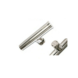 Fiskestangholder Clamp-On Justrbar - Rustfri 316 - L: 254 Mm - D: 41 Mm - Passer Til Sgelnder 22-25 Mm