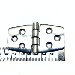 Hngsel - Rustfri 316 - L: 77 Mm - B: 40 Mm - T: 2 Mm