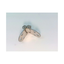 Bordhngsel - Rustfri 316 - L: 80 Mm - B: 30 Mm - T: 2 Mm