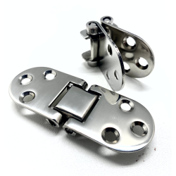 Bordhngsel - Rustfri 316 - L: 80 Mm - B: 30 Mm - T: 2 Mm