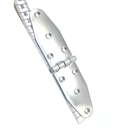 Hngsel - Rustfri 316 - L: 185 Mm - B: 40 Mm - T: 2 Mm