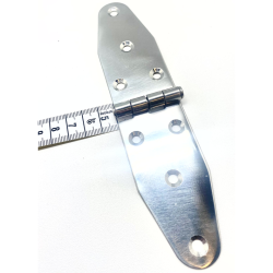 Hngsel - Rustfri 316 - L: 185 Mm - B: 40 Mm - T: 2 Mm