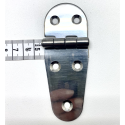 Hngsel - Rustfri 316 - L: 100 Mm - B. 40 Mm - T: 2 Mm